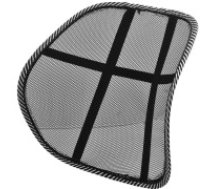 Ergonomisks muguras balsta spilventiņš krēslam un automašīnai melns Back support for armchair chair
