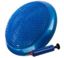 Piepūšams Masāžas Līdzsvara Balansa Jogas Spilvens Stabilitātes disks paliktnis - Zils, 35cm  Sensomotor cushion disc hedgehog rehabilitation cushion