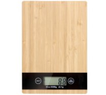 Elektroniskie bambusa virtuves svari 5 kg  Electronic bamboo kitchen scales 5 kg