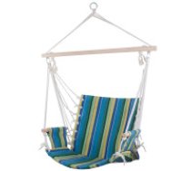 Dārza Šūpuļtīkls Šūpuļkrēsls ar Koka Rāmi, Daudzkrāsains  Garden hammock brazilian chair chair swing