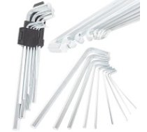 Allen atslēgu komplekts 1,5-10mm 9 gab.  Imbus keys 1,5-10 9-piece spanner set