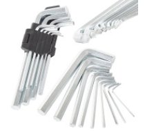 Imbusu atslegu komplekts 1,5-10 mm, 9 gab.  Imbus keys 1,5-10 9-piece spanner set