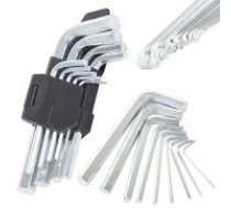 Sešstūra atslēgu komplekts, 1,5-10mm, 9 gab.  Imbus keys 1,5-10 9-piece spanner set