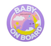 Marcus  Marcus "Baby On Board" auto uzlīme - Willo