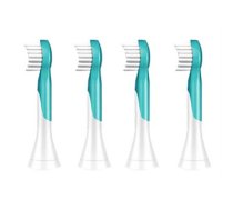 Philips , Sonicare Toothbrush Heads , HX6034/33 , Heads , For kids , Number of brush heads included 4 , Number of teeth brushing modes Does not apply , Aqua
