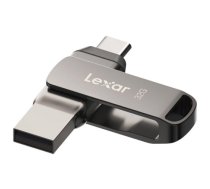 Lexar , 2-in-1 Flash Drive , JumpDrive Dual Drive D400 , 32 GB , USB 3.1 , Grey