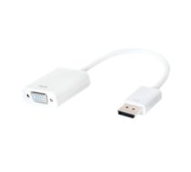 Logilink , Logilink CV0059B, Display Port 1.2 to VGA Active Adapter with 15cm cable : , White , DisplayPort , VGA