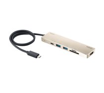 Aten UH3239 USB-C Multiport Mini Dock with Power Pass-Through , Aten , USB-C Multiport Mini Dock with Power Pass-Through , UH3239 , Dock