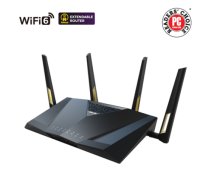 Wireless Dual Band Gigabit Router, UK , RT-AX88U PRO , 802.11ax , 1148+4804 Mbit/s , 10/100/1000 Mbit/s , Ethernet LAN (RJ-45) ports 4 , Mesh Support Yes , MU-MiMO Yes , 3G/4G data sharing , Antenna type 4x External