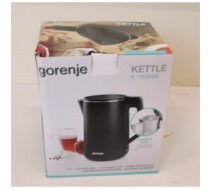SALE OUT. , Kettle , K15DWBK , Electric , 2200 W , 1.5 L , Stainless steel , 360° rotational base , Black , DAMAGED PACKAGING, SCRATCHES