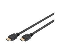 Digitus , Ultra High Speed HDMI Cable with Ethernet , Black , HDMI Male (type A) , HDMI Male (type A) , HDMI to HDMI , 1 m