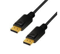 Logilink , DisplayPort Cable , Black , DP Male , DP Male , DP to DP , 1 m