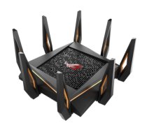 GT-AX11000 Tri-band WiFi Gaming Router , ROG Rapture , 802.11ax , 4804+1148 Mbit/s , 10/100/1000 Mbit/s , Ethernet LAN (RJ-45) ports 4 , Mesh Support Yes , MU-MiMO No , No mobile broadband , Antenna type 8xExternal , 2 x USB 3.1 Gen 1 , month(s)