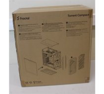 SALE OUT. Fractal Design Torrent Compact White TG Clear tint Fractal Design Torrent Compact TG Clear Tint Side window White DAMAGED PACKAGING ATX , Torrent Compact TG Clear Tint , Side window , White , DAMAGED PACKAGING , ATX
