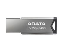 ADATA FlashDrive UV250 16GB Metal Black USB 2.0 Flash Drive, Retail , ADATA