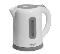 Adler , Kettles , AD 1234 , Standard kettle , 2200 W , 1.7 L , Plastic , 360° rotational base , White