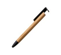 Fixed , Pen With Stylus and Stand , 3 in 1 , Pencil , Stylus for capacitive displays; Stand for phones and tablets , Bamboo