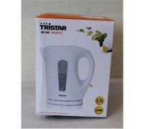 SALE OUT. , Tristar , Jug Kettle , WK-3380 , Electric , 2200 W , 1.7 L , Plastic , 360° rotational base , White , DAMAGED PACKAGING