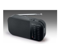Muse , M-025 R , Portable radio , Black