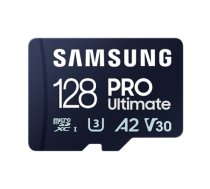 Samsung , MicroSD Card , PRO Ultimate , 128 GB , microSDXC Memory Card , Flash memory class U3, V30, A2 , SD adapter