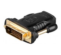 Goobay 68931 HDMI™/DVI-D adapter, gold-plated , Goobay