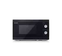 Sharp , Microwave Oven , YC-MS01E-B , Free standing , 20 L , 800 W , Black