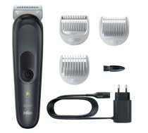 Braun , Body Groomer , BG3340 , Cordless and corded , Number of length steps , Black/Grey , Number of shaver heads/blades