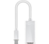 Goobay , Mini DisplayPort/HDMI adapter cable 1.1 , 51729 , White , Mini DisplayPort male , HDMI female (Type A)