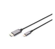 Digitus , USB Type-C to HDMI Adapter , DA-70821 , Black , USB Type-C , 1.8 m
