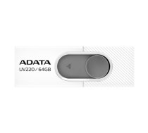 ADATA , UV220 , 64 GB , USB 2.0 , White/Gray