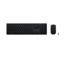 Lenovo , Professional Wireless Rechargeable Combo Keyboard and Mouse , Keyboard and Mouse Set , Wireless , Mouse included , Estonia , Bluetooth , Grey