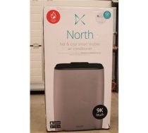 SALE OUT. Duux North Smart Mobile Airconditioner 9.000 BTU Extreme Silent, Light Gray/Black , Duux Smart Mobile Airconditioner , North , Number of speeds 3 , Heat function , Light Gray/Black , DAMAGED PACKAGING