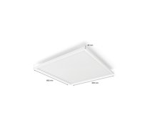 Philips Hue , Surimu Square Panel , 100 W , White and colour 2000-6500 Hue White Colour Ambiance , Bluetooth