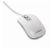 Gembird , Optical USB mouse , MUS-4B-06-WS , Optical mouse , White/Silver