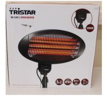SALE OUT. , Tristar , Heater , KA-5287 , Patio heater , 2000 W , Number of power levels 3 , Suitable for rooms up to 20 m² , Black , DAMAGED PACKAGING, SCRATCHES RIGHT ON THE SIDE , IPX4