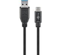 Goobay , Round cable , Sync & Charge Super Speed USB-C to USB A 3.0 charging cable , 67999 , USB 3.0 male (type A) , USB-C male