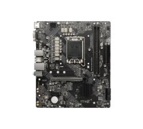 MSI , PRO H610M-G , Processor family Intel , Processor socket LGA1700 , DDR5 , Supported hard disk drive interfaces SATA, M.2 , Number of SATA connectors 4