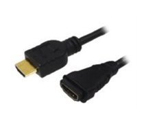 Logilink , HDMI Cable Type A Male - HDMI Type A Female , Black , HDMI Type A Female , HDMI Type A Male , HDMI to HDMI , 2 m