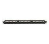 PREMIUM Line Communication panel 19inch CAT5e UTP 24xRJ45 black