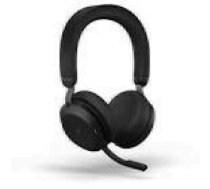 JABRA Evolve2 75 Headset on-ear Bluetooth wireless active noise cancelling USB-A noise isolating black Certified for Microsoft T