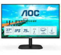 AOC 27B2H/EU 27inch IPS FHD 1920x1080 16:9 250cd/m2 1000:1 7ms HDMI1.4 and VGA inputs Lowblue Mode VESA Compatible