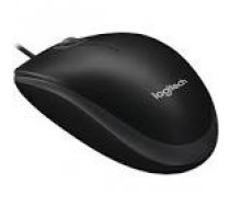 LOGITECH B100 Mouse right and left-handed optical 3 buttons wired USB black