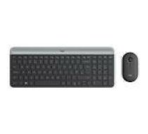 LOGITECH Slim Wireless Keyboard and Mouse Combo MK470 - GRAPHITE - US INTNL - INTNL