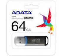 ADATA Flash Drive C906 64GB USB 2.0 Black