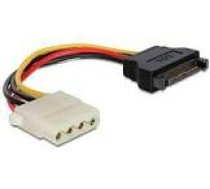 GEMBIRD CC-SATA-PS-M SATA male to Molex female power cable 15cm