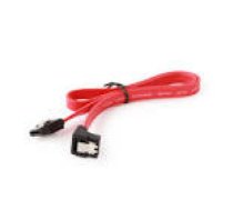 GEMBIRD CC-SATAM-DATA-0.1M Serial ATA III 10cm Data Cable metal clips red