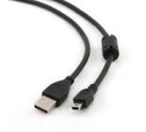 GEMBIRD CCF-USB2-AM5P-6 USB 2.0 A- MINI 5PM 1.8m cable with ferrite core