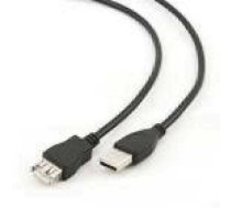 GEMBIRD CCP-USB2-AMAF-10 USB 2.0 A- A-socket 10ft cable black