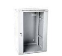 DIGITUS DN-WD19 18U/600 Wallmount double section Cabinet 19 18U 901/600/600 glass grey mounted