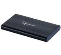 GEMBIRD EE2-U2S-5 HDD/SSD enclosure for 2.5 SATA - USB 2.0 Aluminium Black